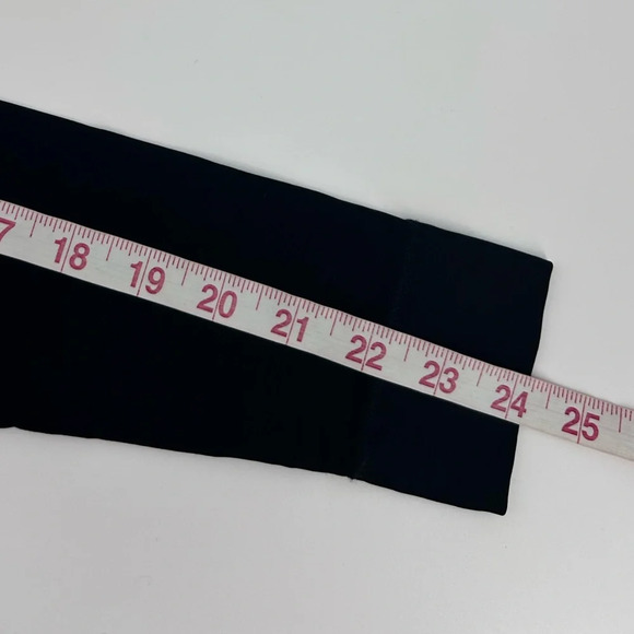 GANNI Bodysuit Top Womens L Black  All Crew Neck Long Sleeve Thin - Picture 12 of 13